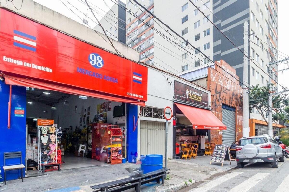 Rubi Studio No Bras Com Piscina - Metro Bras São Paulo Eksteriør bilde